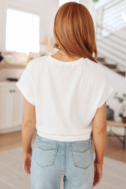 Classic Short Sleeve Top in White