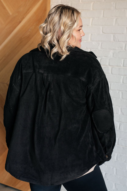 Fleece Jacket in Black