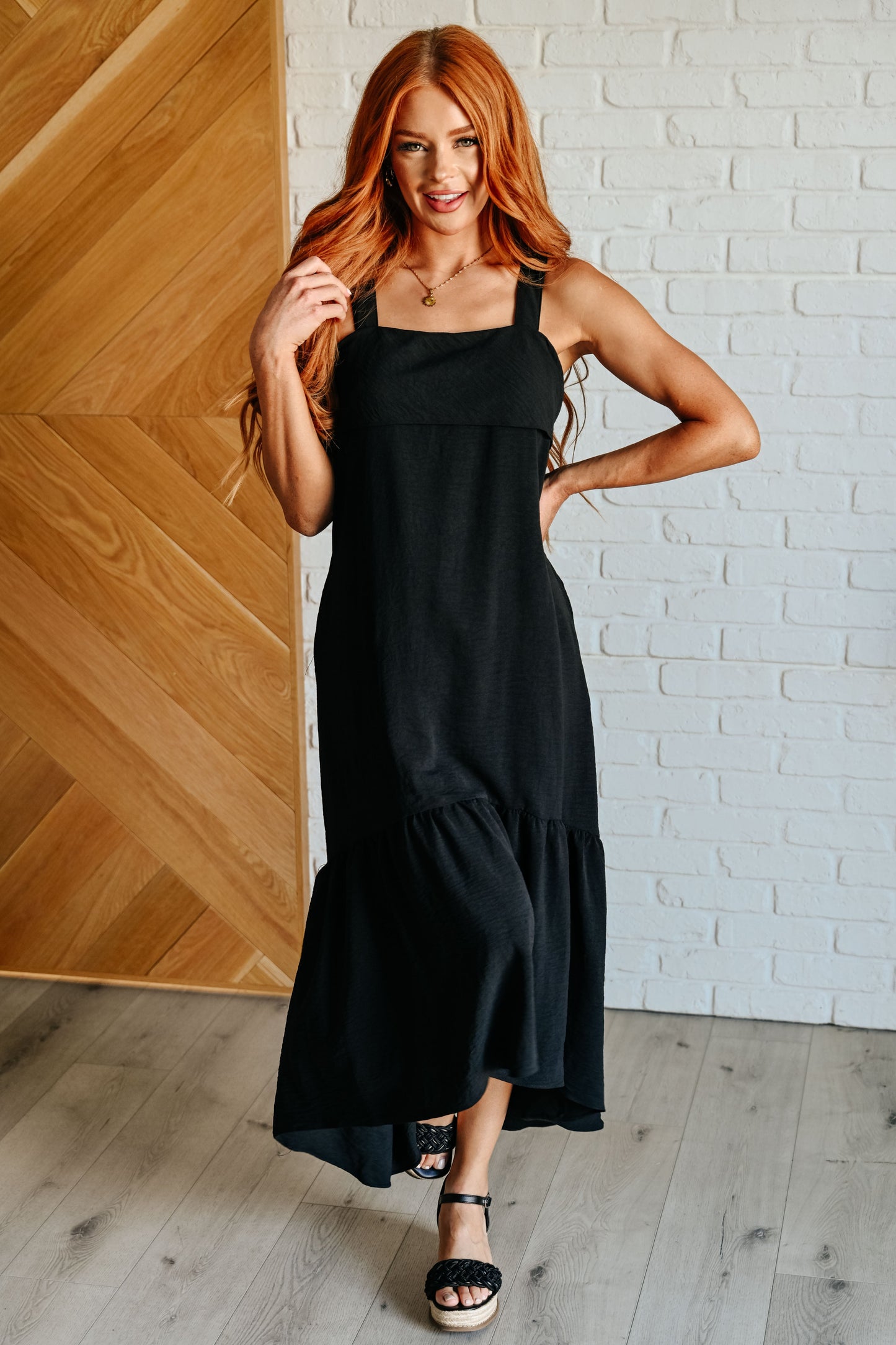 Tie Back Maxi Dress