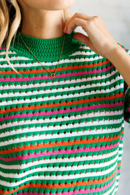 Knit Striped Top