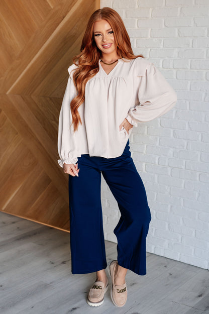 Balloon Sleeve Blouse