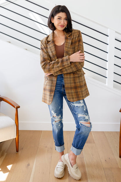 Plaid Blazer