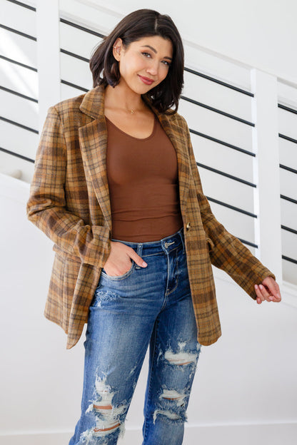 Plaid Blazer