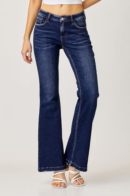 RISEN Low Rise Flare Jeans